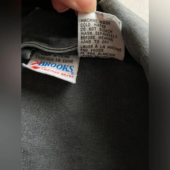 Vintage Brooks cargo zipper oversize jacket Sz M - Picture 8 of 10